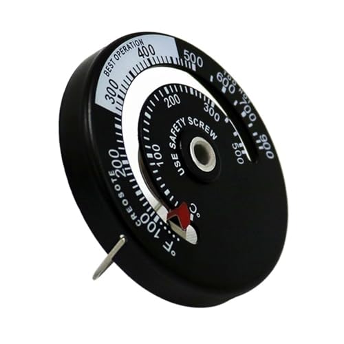 YFDGD Ventilator Holzbrenner Kaminventilator Mit 6 Flügeln, Wärmebetriebener Ofenventilator, Schwarzer Holzbrenner, Umweltfreundlich, Leiser Heizlüfter, Effiziente Wärmeverteilung(Thermometer white) YFDGD Ventilator Holzbrenner Kaminventilator Mit 6 Flügeln, Wärmebetriebener Ofenventilator, Schwarzer Holzbrenner, Umweltfreundlich, Leiser Heizlüfter, Effiziente Wärmeverteilung(Thermometer white) von YFDGD