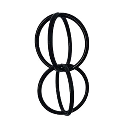 YFDGD Villa Tempel Landschaft Lila Kupfer Regenkette Terrasse B&B Traufe Dachrinne Dekoration Regenkette Outdoor Entwässerungskette Regenkette Dekorativer Garten(Ring) von YFDGD