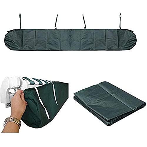 YFFS Schutzhülle Für Markisen Abdeckung, Markisenabdeckung Abdeckplane Schutzhülle Markisenschutzhülle Rain Canopy Storage Bag UV-Zelt Wasserdicht Und Staubdichte Abdeckung (2m/ 6.56ft,Grün) von YFFS