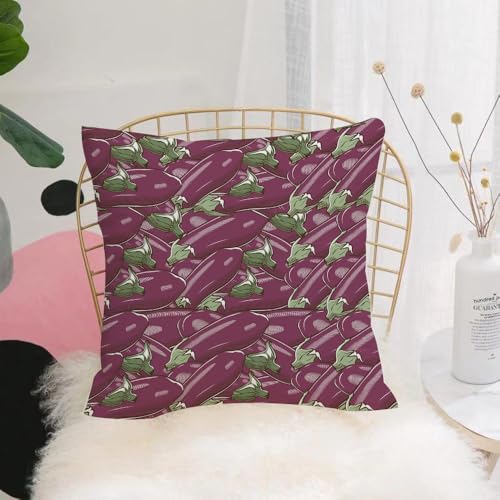 YFHJV Kissenbezüge kissenhüllen für,Schlafzimmer Wohnzimmer Büro,Zierkissenbezug mit unsichtbarem Reißverschluß,Vintage Auberginen Nahtlose Muster,40x40 cm YFHJV Kissenbezüge kissenhüllen für,Schlafzimmer Wohnzimmer Büro,Zierkissenbezug mit unsichtbarem Reißverschluß,Vintage Auberginen Nahtlose Muster,40x40 cm von YFHJV