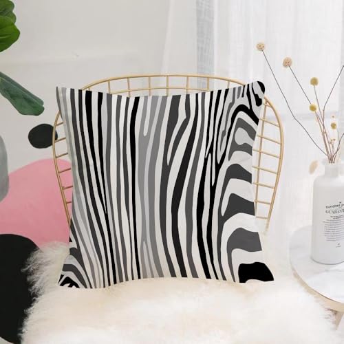 YFHJV Kissenbezüge kissenhüllen für,Schlafzimmer Wohnzimmer Büro,Zierkissenbezug mit unsichtbarem Reißverschluß,Zebra-Druck, Zebra-Muster vertikal gestreift Natur Wildlife inspiriert Mode-Il,40x40 cm YFHJV Kissenbezüge kissenhüllen für,Schlafzimmer Wohnzimmer Büro,Zierkissenbezug mit unsichtbarem Reißverschluß,Zebra-Druck, Zebra-Muster vertikal gestreift Natur Wildlife inspiriert Mode-Il,40x40 cm von YFHJV