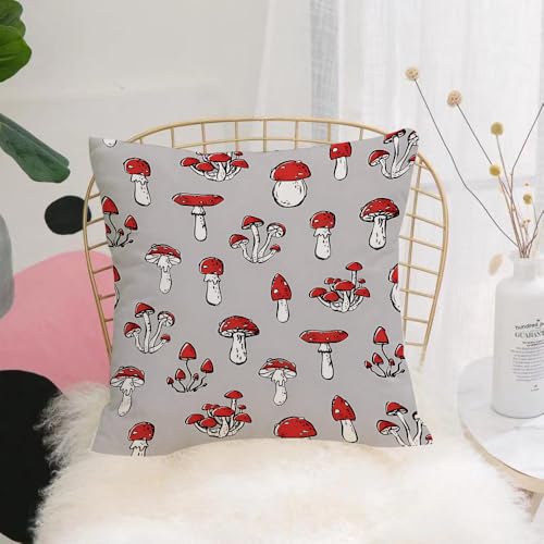 YFHJV Kissenbezüge kissenhüllen für,Schlafzimmer Wohnzimmer Büro,Zierkissenbezug mit unsichtbarem Reißverschluß,mit Aquarellelementen zum Thema Herbst mit Pilzen.,40x40 cm YFHJV Kissenbezüge kissenhüllen für,Schlafzimmer Wohnzimmer Büro,Zierkissenbezug mit unsichtbarem Reißverschluß,mit Aquarellelementen zum Thema Herbst mit Pilzen.,40x40 cm von YFHJV