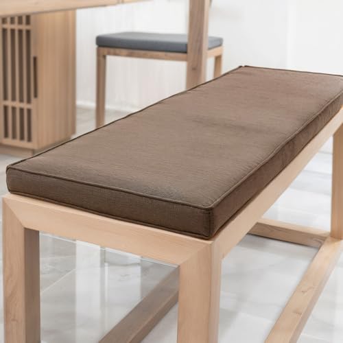 YFHT Bankauflage 80x40x5cm waschbares Bankkissen aus Leinen mit Rutschfester Unterseite und Paspel, Sitzkissen für Gartenbank, Terrasse, Innen Fensterbank, Flurbank, Rattanstühle usw YFHT Bankauflage 80x40x5cm waschbares Bankkissen aus Leinen mit Rutschfester Unterseite und Paspel, Sitzkissen für Gartenbank, Terrasse, Innen Fensterbank, Flurbank, Rattanstühle usw von YFHT