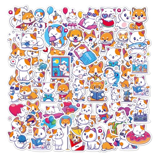 YFLeomry 100 Stück Kätzchen und Welpen Stickers,Aufkleber Wasserdicht, Vinyl Sticker Aesthetic,Aufkleber Set für Stickers Laptop,Sammelalbum,Gitarre,Tasse,Wasserflasche,Mobiltelefon usw YFLeomry 100 Stück Kätzchen und Welpen Stickers,Aufkleber Wasserdicht, Vinyl Sticker Aesthetic,Aufkleber Set für Stickers Laptop,Sammelalbum,Gitarre,Tasse,Wasserflasche,Mobiltelefon usw von YFLeomry