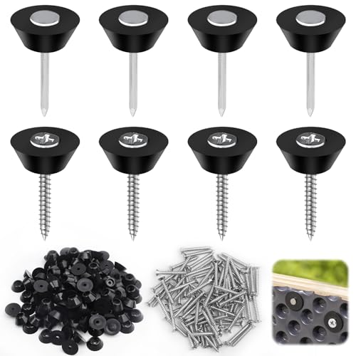 YFLeomry 120 Stück Dichtnägel für Noppenbahn, 3,5x30mm 60 Stück Selbstschneidende Schrauben 60 Stück Stahlnägel Dichtnägel mit Montageknopf für Noppenfolie Baudrainage, Noppenbahn Abschlussprofil YFLeomry 120 Stück Dichtnägel für Noppenbahn, 3,5x30mm 60 Stück Selbstschneidende Schrauben 60 Stück Stahlnägel Dichtnägel mit Montageknopf für Noppenfolie Baudrainage, Noppenbahn Abschlussprofil von YFLeomry