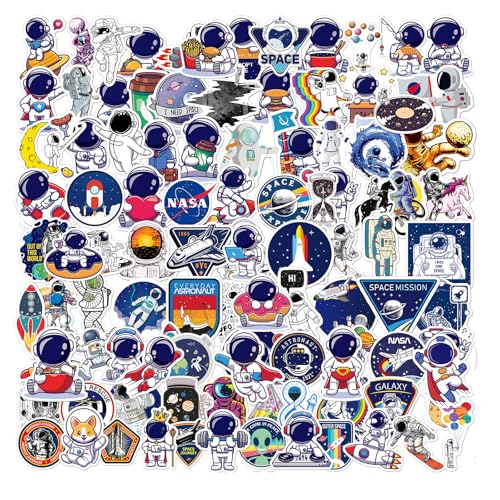 YFLeomry 150 Stück Weltraum Sticker,Aufkleber Wasserdicht Vinyl Sticker Aesthetic,Aufkleber Set für Stickers Laptop,Sammelalbum,Gitarre,Tasse,Wasserflasche,Mobiltelefon usw von YFLeomry