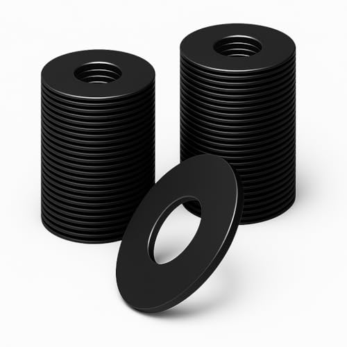 YFLeomry 40 Stück Flach UnterLegscheiben M10 x 16mm Unterlegscheiben Schwarz Edelstahl Für Reparaturen Im HausSchrauben Muttern Und Gewindestange YFLeomry 40 Stück Flach UnterLegscheiben M10 x 16mm Unterlegscheiben Schwarz Edelstahl Für Reparaturen Im HausSchrauben Muttern Und Gewindestange von YFLeomry