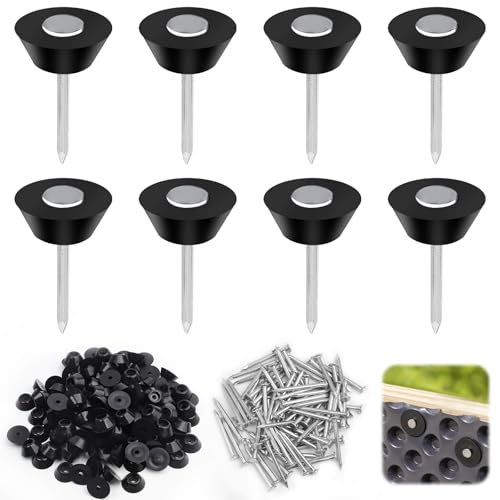 YFLeomry 80 Stück Dichtnägel für Noppenbahn, 3,5x40mm Noppenfolie Nägel, mit Befestigungen für Noppenfolie Baudrainage, Hochbeete, Blumentöpfe oder Kellerwände Noppenbahn Abschlussprofil YFLeomry 80 Stück Dichtnägel für Noppenbahn, 3,5x40mm Noppenfolie Nägel, mit Befestigungen für Noppenfolie Baudrainage, Hochbeete, Blumentöpfe oder Kellerwände Noppenbahn Abschlussprofil von YFLeomry