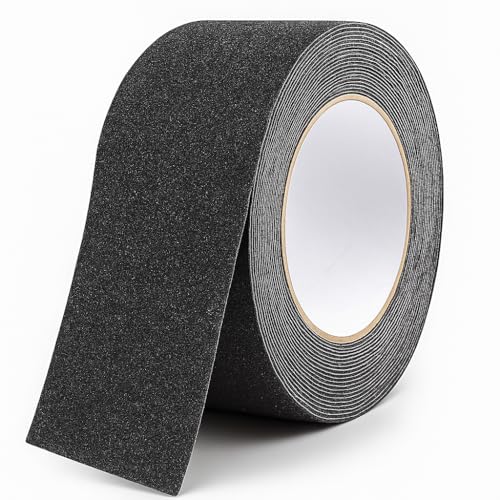 YFLeomry Antirutsch Klebeband Treppe, 5cmx12m Antirutschband Selbstklebend, Antirutschmatte Selbstklebend, Rutschfest Anti Rutsch Streifen, für Den Innen- und Außenbereich Schwarz YFLeomry Antirutsch Klebeband Treppe, 5cmx12m Antirutschband Selbstklebend, Antirutschmatte Selbstklebend, Rutschfest Anti Rutsch Streifen, für Den Innen- und Außenbereich Schwarz von YFLeomry