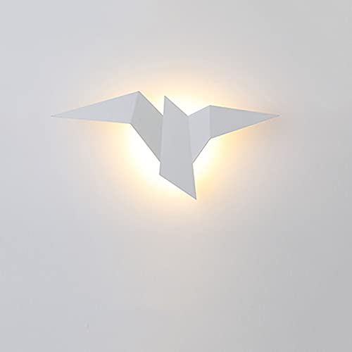 YFMYY Kreative Geometrie Vogelform 3000K 3W LED Wandleuchte Moderne Wohnzimmer Schlafzimmer Gang Leuchten Dekoration Aufputz Wandleuchte Home Indoor Wandleuchte von YFMYY