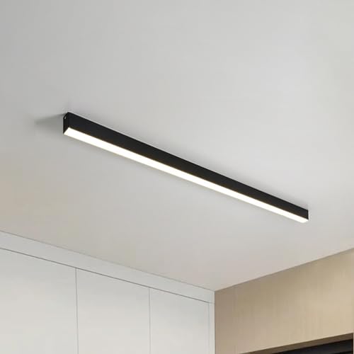 YFMYY Lineare Deckenleuchte, Moderne minimalistische Deckenleuchte, Lange LED-Deckenleuchte, 3-Farben-Temperatur-Deckenleuchte für Esszimmer, Wohnzimmer, Küche von YFMYY