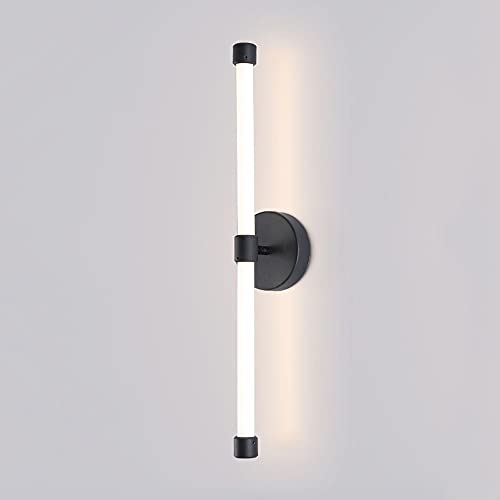 YFMYY Moderne Metallrohr-Rohr-Up-Down-LED-Wandleuchten, 360 ° glühender Acryl-Lampenschirm, 10 W 3-Farben-Licht dimmbare Wandleuchten, Schlafzimmer Nachttisch Badezimmer Wohnzimmer Wandleuchte Lampe von YFMYY