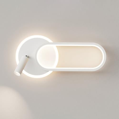 YFMYY Moderne minimalistische Wandleuchten, LED-Wandbeleuchtungskörper mit 3 Farbtemperaturmodi, festverdrahtete Wandleuchte für den Innenbereich, Wandleuchte für Wohnzimmer, Schlafzimmer, Nachttisch YFMYY Moderne minimalistische Wandleuchten, LED-Wandbeleuchtungskörper mit 3 Farbtemperaturmodi, festverdrahtete Wandleuchte für den Innenbereich, Wandleuchte für Wohnzimmer, Schlafzimmer, Nachttisch von YFMYY