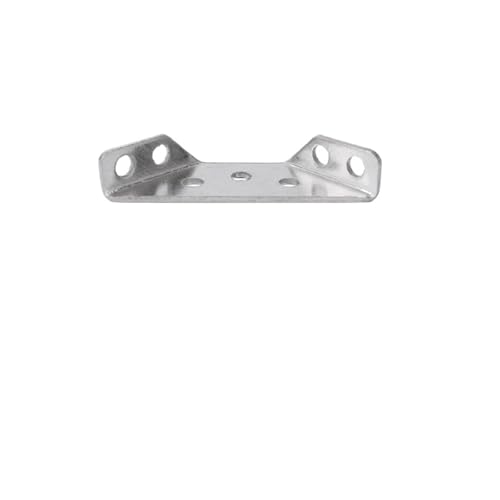 Edelstahl-Möbelecke, Verbinder Schrankstütze feste Rahmenecke mit Schrauben 10/6er Set(7CM-A) von YFOZD