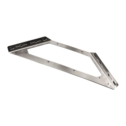 Edelstahl Winkeldreieck, Möbelbodenträger Gelenkbefestigung passend for Tische und Stühle M4(24.7x8.5cm) von YFOZD