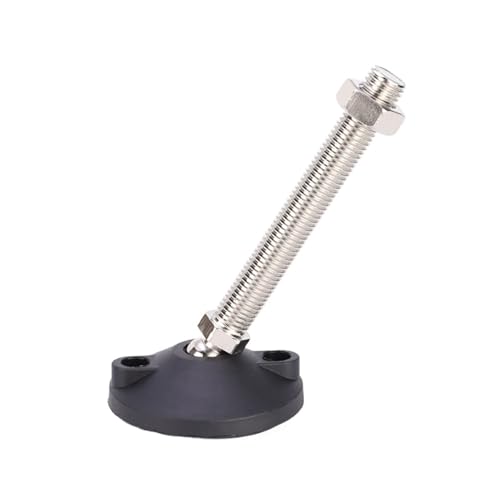 YFOZD Orientierungs-Einstellfuß, Nylon-Universalschuh, Fester Ankerbecher for Aluminiumprofile M8 M10 M12 M16, 4 Stück(D50XM10X80) von YFOZD