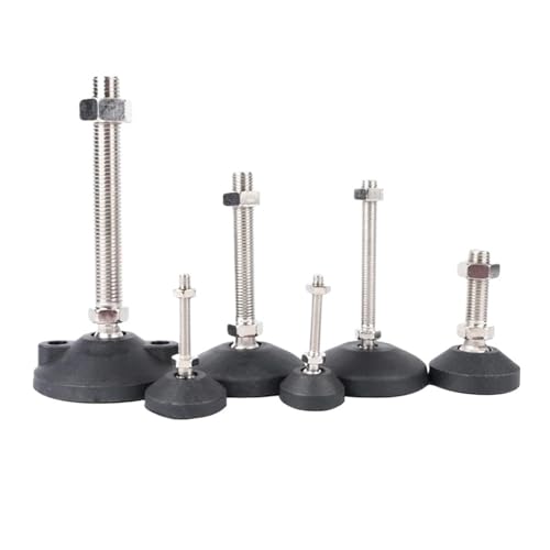 YFOZD Universalgelenk Verstellbare Möbel-Nivellierfüße, Drehsockel, Gelenk-Drehbankfüße, Tisch- und Stuhl-Nivellierfüße(D60XM10X50) von YFOZD