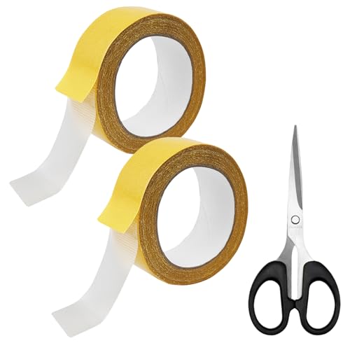 YFPOPONE 3cm×20m Doppelseitiges Klebeband Extra Stark Teppichklebeband Doppelseitig, Klebeband Doppelseitig Wasserfest, Doppelseitiges Klebeband Transparent, 2 Rollen Doppelklebeband Handreißbar YFPOPONE 3cm×20m Doppelseitiges Klebeband Extra Stark Teppichklebeband Doppelseitig, Klebeband Doppelseitig Wasserfest, Doppelseitiges Klebeband Transparent, 2 Rollen Doppelklebeband Handreißbar von YFPOPONE