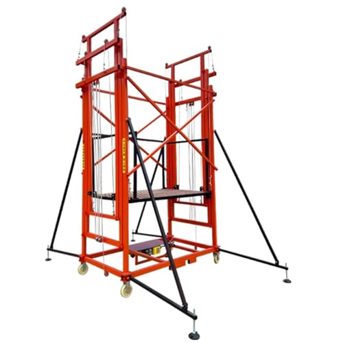 Gerüstturm Vollautomatische elektrische Gerüsthebeplattform, faltbarer mobiler hydraulischer Aufzugshubtisch, Innen- und Außendekorationskonstruktion, mit Fernbedienung und Rollen Elektrisches Gerüst von YFRR-789