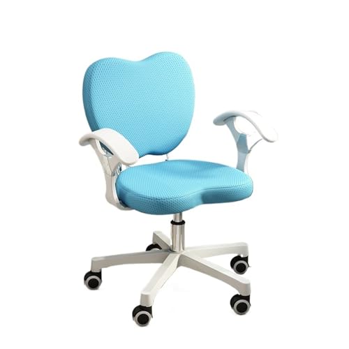 Studie Stuhl Kinder-Klassenzimmerstuhl, Kinder-Bürostuhl, ergonomischer Stuhl, Netz-Bürostuhl, höhenverstellbarer Kinder-Lernstuhl for den Einsatz zu Hause, in der Schule und im Büro ( Color : Blue ) von YFRR-789