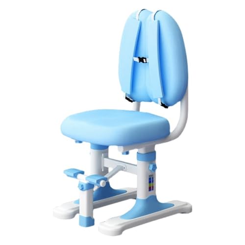 YFRR-789 Studie Stuhl Höhenverstellbarer Kinder-Bürostuhl, ergonomischer Kinderstuhl, Kinder-Computerstuhl for den Heim-, Schul- und Bürogebrauch (Color : Blue) von YFRR-789