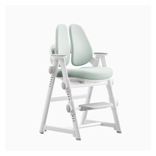 YFRR-789 Studie Stuhl Kinder-Studienstuhl, Grundschüler, Studienstuhl, Lift, Verstellbarer Wachstumsstuhl, korrigierender Sitzsitz (Color : Green) von YFRR-789