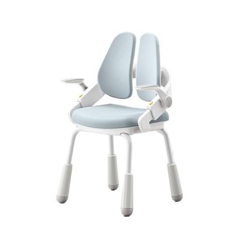 YFRR-789 Studie Stuhl Kinderschreibtischstuhl, höhenverstellbarer Stuhl, Kinderbürostuhl, Kindercomputerstuhl for Familien, Schulen und Büros (Color : Blue) von YFRR-789