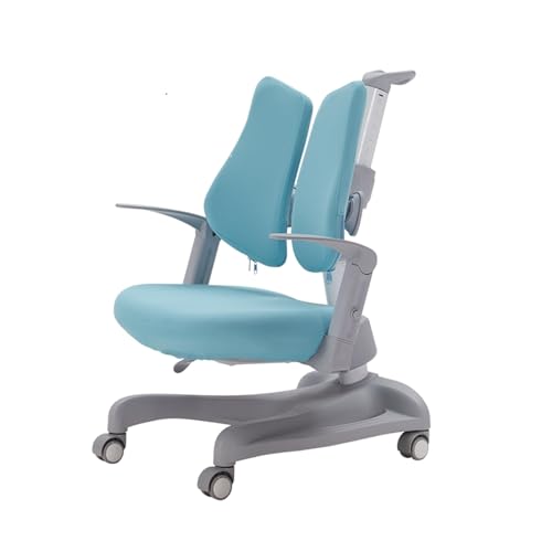 YFRR-789 Studie Stuhl Kinderschreibtischstuhl, höhenverstellbarer Stuhl, ergonomischer Stuhl, Kinderbürostuhl, Kindercomputerstuhl, geeignet for Familien, Schulen und Büros (Color : Blue) von YFRR-789