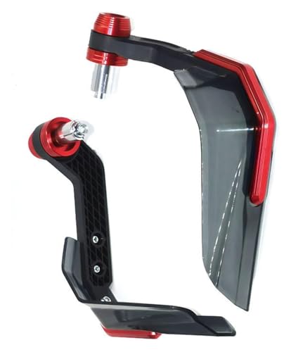 YFSKLHXC Motorrad Handschutz Für FO&RZA 125 250 300 750 350 750 Für NSS750 NSS350 Motorrad Handschutz Schild Hand Guard Protector Windschutzscheibe(rot) von YFSKLHXC