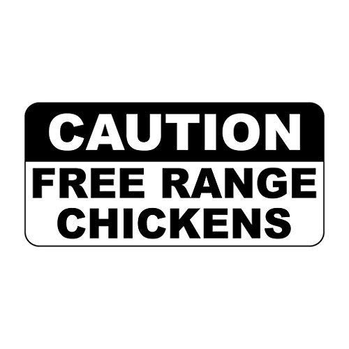 YFULL Blechschild "Caution Free Range Chickens", Blechschild, 20,3 x 30,5 cm YFULL Blechschild "Caution Free Range Chickens", Blechschild, 20,3 x 30,5 cm von YFULL