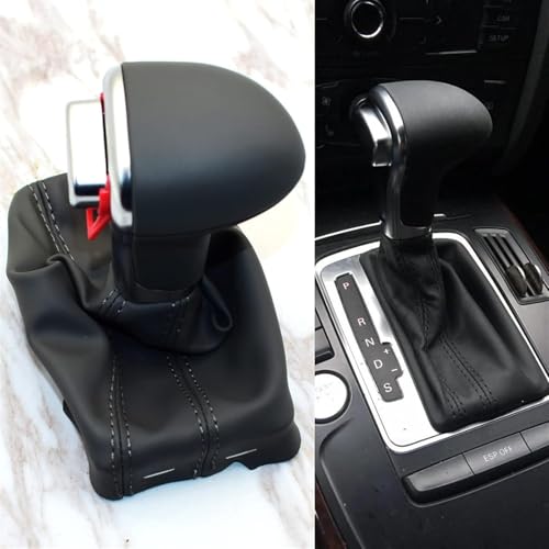 Auto Automatik Schaltknauf für A6 C6 A3 A4 B8 A5 Q5 Q7 2009 2010 2011 2012 2013 2014 Schaltknauf Boot(Schwarz) von YFZCLYZAXET