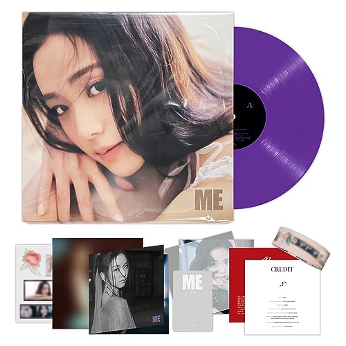 JISOO of BLACKPINK - First Single Album [ME] (LP Ver.) Gatefold + Vinyl + Large Photocard + Selfie Photocard + Folded Poster + Clear Sticker + Lyrics Paper + Masking Tape + 5 Extra Photocards von YG Ent.