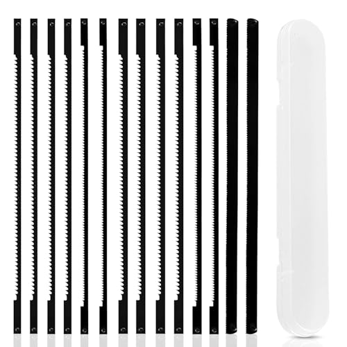 14 Stücke Dekupiersägeblatt Set, 170mm Laubsäge Laubblatt 14/18/24 Zähne Dekupiersägeblatt mit Stift, Festgestecktes Dekupiersägeblatt für Dekupiersägen für Elektrowerkzeug Zubehör Holzbearbeitung 14 Stücke Dekupiersägeblatt Set, 170mm Laubsäge Laubblatt 14/18/24 Zähne Dekupiersägeblatt mit Stift, Festgestecktes Dekupiersägeblatt für Dekupiersägen für Elektrowerkzeug Zubehör Holzbearbeitung von YGCQFH