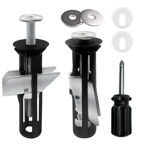 YGCQFH 2 Stück Toilettensitz Schraubensatz, Toilettendeckel Wartung Zubehör für die meisten Toilettendeckel, WC Sitz Schrauben set für Reparatur und Austausch von Toilettensitzen YGCQFH 2 Stück Toilettensitz Schraubensatz, Toilettendeckel Wartung Zubehör für die meisten Toilettendeckel, WC Sitz Schrauben set für Reparatur und Austausch von Toilettensitzen von YGCQFH