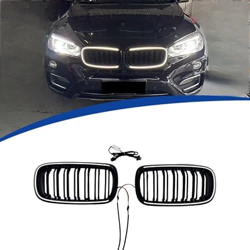 YGDBFB88 Auto Kühlergrill für BMW X5 F15 2014-2018, Frontgrilleinsatz Kühlergrill Doppelgrill Frontstoßstange Frontgrill von YGDBFB88