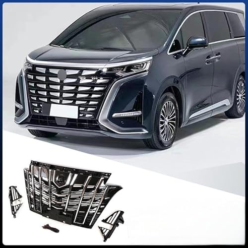 YGDBFB88 Auto Kühlergrill für BYD DENZA D9, Frontgrilleinsatz Kühlergrill Doppelgrill Frontstoßstange Frontgrill YGDBFB88 Auto Kühlergrill für BYD DENZA D9, Frontgrilleinsatz Kühlergrill Doppelgrill Frontstoßstange Frontgrill von YGDBFB88