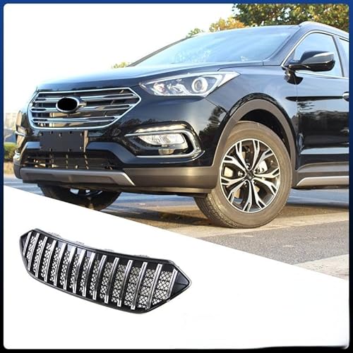 YGDBFB88 Auto Kühlergrill für Hyundai Santafe Grille 2016-2019, Frontgrilleinsatz Kühlergrill Doppelgrill Frontstoßstange Frontgrill, Electroplating Color with Light YGDBFB88 Auto Kühlergrill für Hyundai Santafe Grille 2016-2019, Frontgrilleinsatz Kühlergrill Doppelgrill Frontstoßstange Frontgrill, Electroplating Color with Light von YGDBFB88