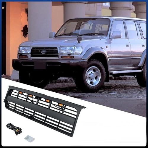 YGDBFB88 Auto Kühlergrill für Land Cruiser FJ80 Land Cruiser LC80 1990-1997, Frontgrilleinsatz Kühlergrill Doppelgrill Frontstoßstange Frontgrill YGDBFB88 Auto Kühlergrill für Land Cruiser FJ80 Land Cruiser LC80 1990-1997, Frontgrilleinsatz Kühlergrill Doppelgrill Frontstoßstange Frontgrill von YGDBFB88