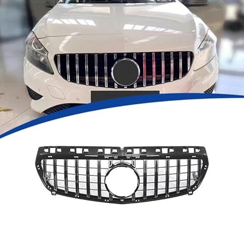 YGDBFB88 Auto Kühlergrill für Mercedes-Benz A-Class W176 2013-2016, Frontgrilleinsatz Kühlergrill Doppelgrill Frontstoßstange Frontgrill von YGDBFB88