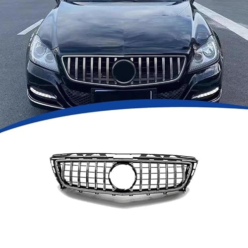 YGDBFB88 Auto Kühlergrill für Mercedes-Benz CLS-Class W218 2012-2014, Frontgrilleinsatz Kühlergrill Doppelgrill Frontstoßstange Frontgrill,Bright Black von YGDBFB88