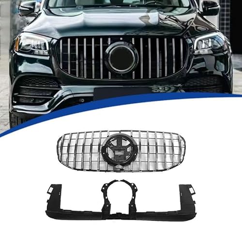 YGDBFB88 Auto Kühlergrill für Mercedes-Benz GLS X167 2020-2023, Frontgrilleinsatz Kühlergrill Doppelgrill Frontstoßstange Frontgrill YGDBFB88 Auto Kühlergrill für Mercedes-Benz GLS X167 2020-2023, Frontgrilleinsatz Kühlergrill Doppelgrill Frontstoßstange Frontgrill von YGDBFB88