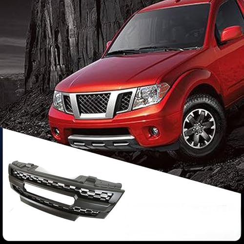 YGDBFB88 Auto Kühlergrill für Nissan Frontier 2009-2016, Frontgrilleinsatz Kühlergrill Doppelgrill Frontstoßstange Frontgrill,with Light von YGDBFB88