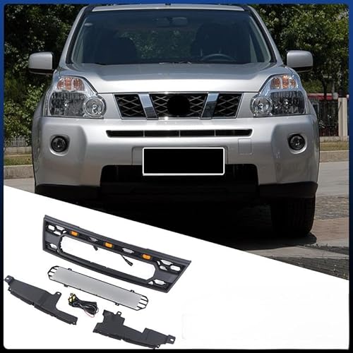 YGDBFB88 Auto Kühlergrill für Nissan X-Trail Grill 2009-2011, Frontgrilleinsatz Kühlergrill Doppelgrill Frontstoßstange Frontgrill von YGDBFB88