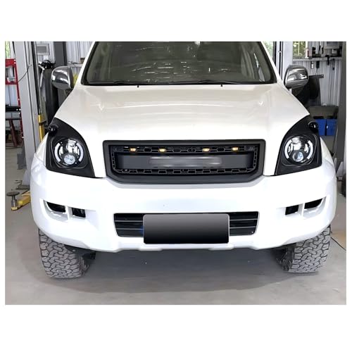 YGDBFB88 Auto Kühlergrill für Prado LC120 Land Cruiser Prado FJ120 2003-2009, Frontgrilleinsatz Kühlergrill Doppelgrill Frontstoßstange Frontgrill,Without Light YGDBFB88 Auto Kühlergrill für Prado LC120 Land Cruiser Prado FJ120 2003-2009, Frontgrilleinsatz Kühlergrill Doppelgrill Frontstoßstange Frontgrill,Without Light von YGDBFB88