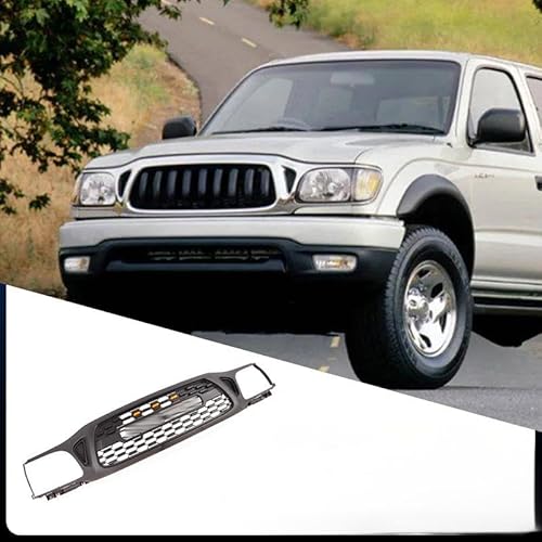 YGDBFB88 Auto Kühlergrill für Tacoma 2001-2004, Frontgrilleinsatz Kühlergrill Doppelgrill Frontstoßstange Frontgrill,Without Light von YGDBFB88