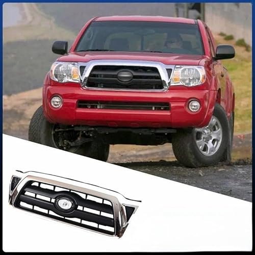 YGDBFB88 Auto Kühlergrill für Tacoma 2005-2011, Frontgrilleinsatz Kühlergrill Doppelgrill Frontstoßstange Frontgrill, Electroplating Color YGDBFB88 Auto Kühlergrill für Tacoma 2005-2011, Frontgrilleinsatz Kühlergrill Doppelgrill Frontstoßstange Frontgrill, Electroplating Color von YGDBFB88