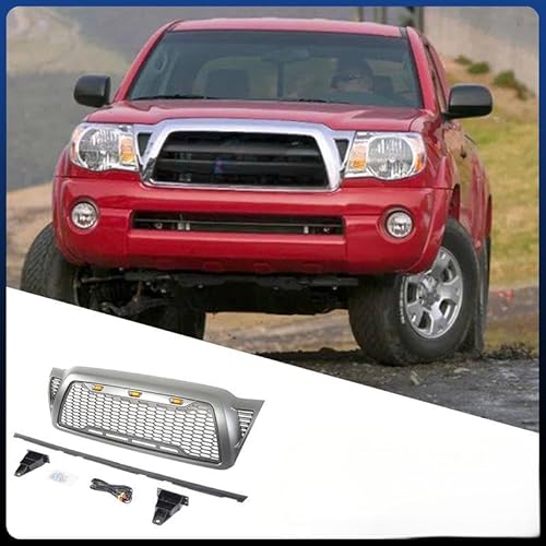 YGDBFB88 Auto Kühlergrill für Tacoma Grille 2005-2011, Frontgrilleinsatz Kühlergrill Doppelgrill Frontstoßstange Frontgrill, Gray von YGDBFB88