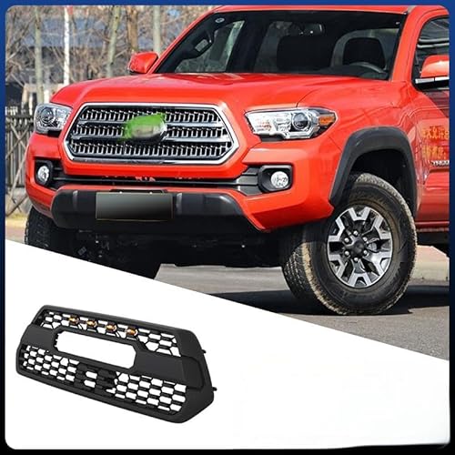 YGDBFB88 Auto Kühlergrill für Tacoma Grille TRD 2016-2022, Frontgrilleinsatz Kühlergrill Doppelgrill Frontstoßstange Frontgrill,with Light von YGDBFB88