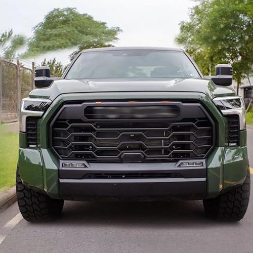 YGDBFB88 Auto Kühlergrill für Tundra Grille 2022-202, Frontgrilleinsatz Kühlergrill Doppelgrill Frontstoßstange Frontgrill,Without Light von YGDBFB88