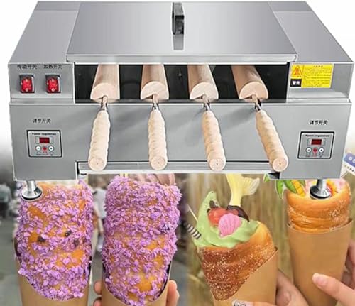 Elektrischer Kaminkochen-Rollofenmacher, Kommerzielle Eis-Kegel-Backmaschine Mit Digitaler Anzeige Für Professionelle Küchennutzung von YGHBFRSZ